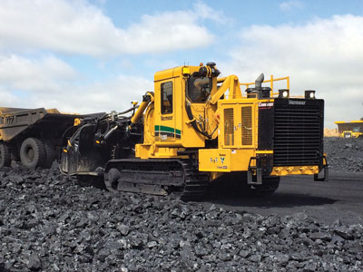 Vermeer surface miner in action
