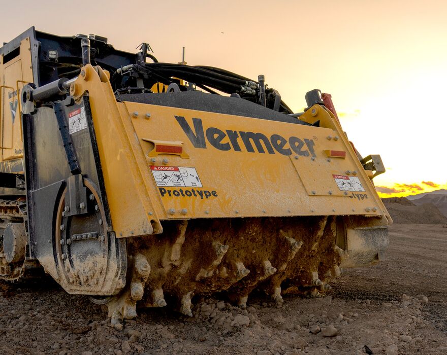 A Vermeer SM55 surface miner.