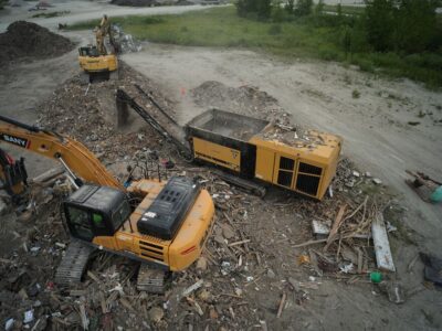 Vermeer LS3600TX helps tornado cleanup in Greenfield, IA