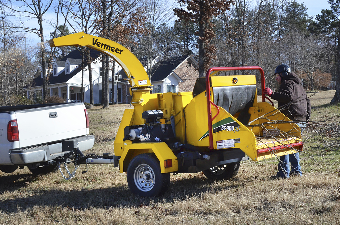 This maintenance approach helps extend the useful life of brush chippers.