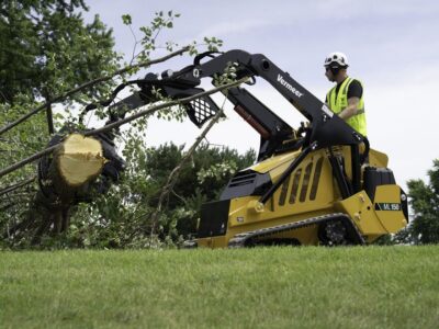 Vermeer ML150 mini loader in action