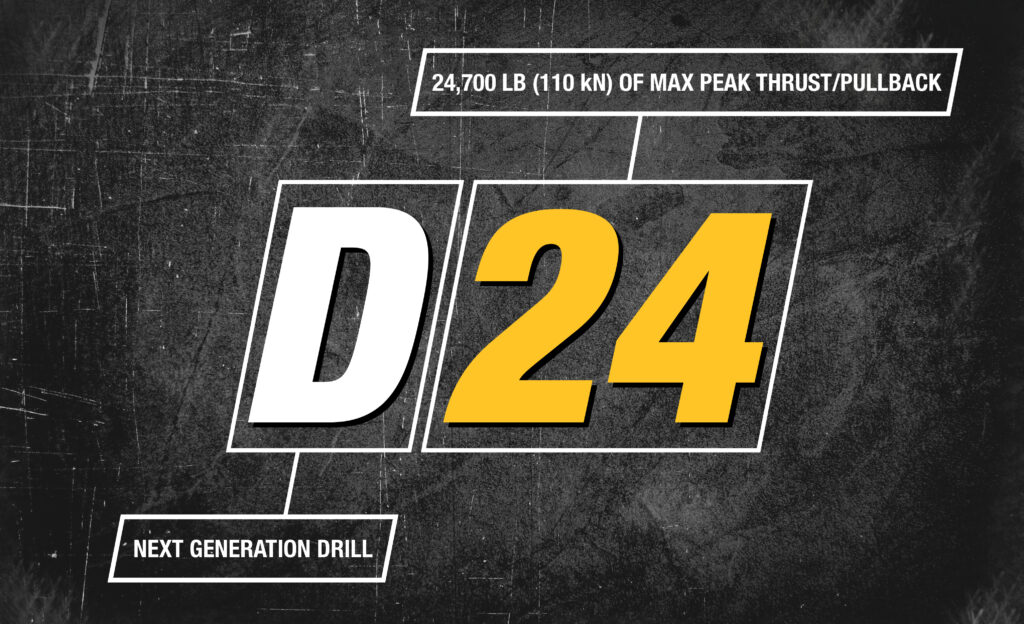 Graphic that breaks down the naming conventions for new horizontal directional drills