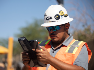 A man on a hdd jobsite