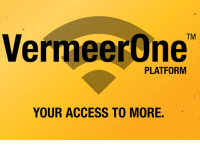 A graphic with the text VermeerOne Platform, your access to more