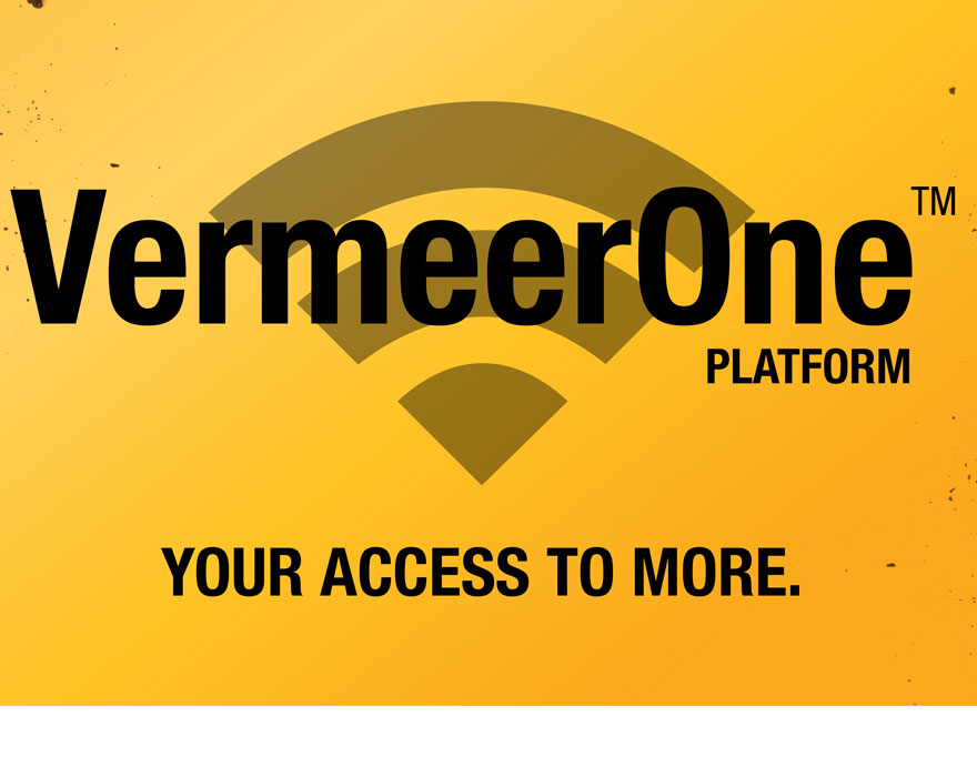 A graphic with the text VermeerOne Platform, your access to more