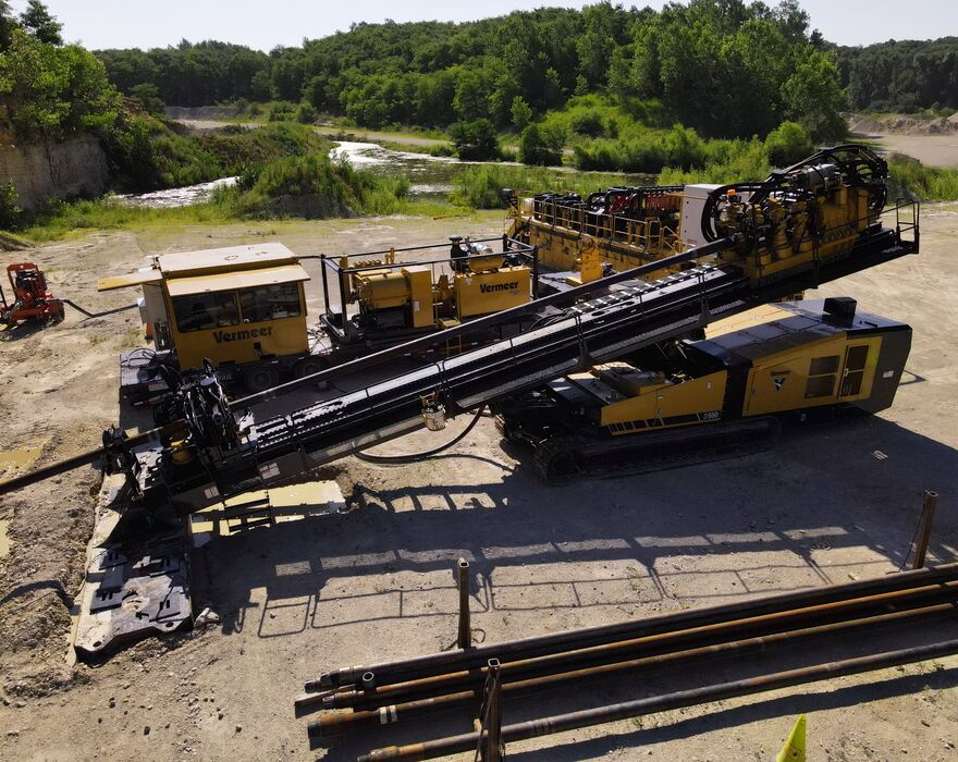 Vermeer D550 jobsite