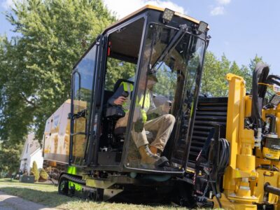 Vermeer D24 directional drill cab