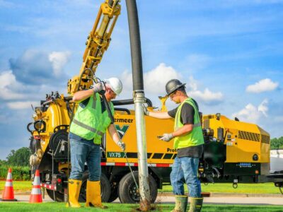 Vermeer VX75 on a jobsite