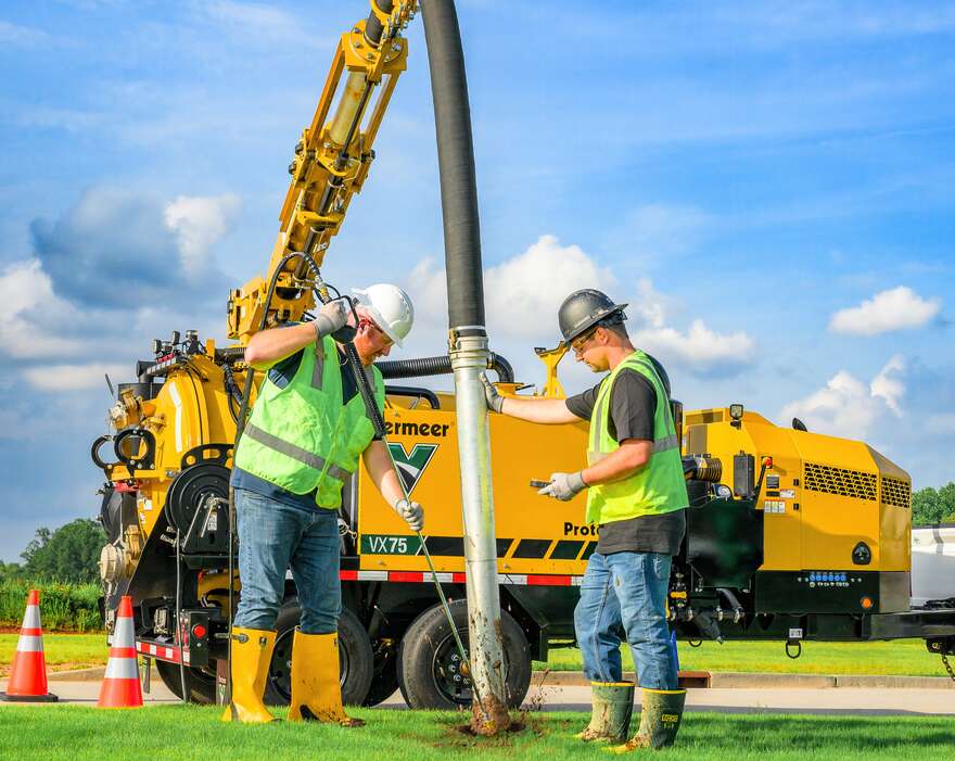 Vermeer VX75 on a jobsite