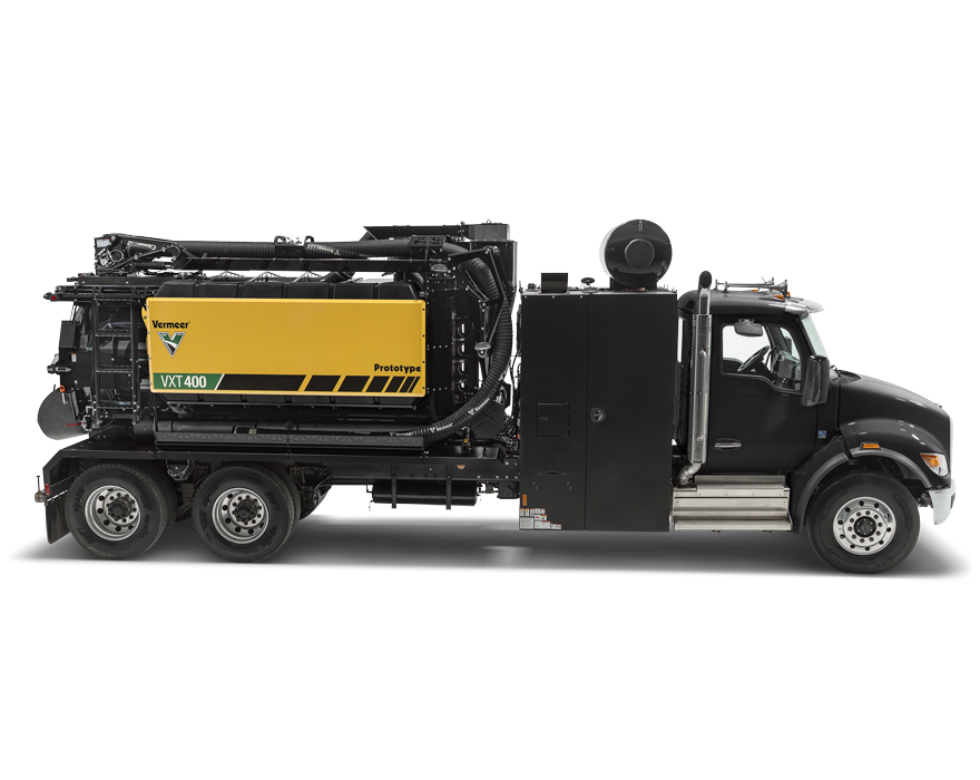 Vermeer VT400 vacuum truck side view