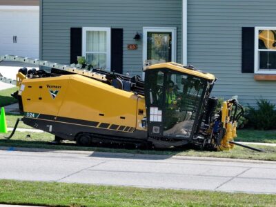 Vermeer D24 horizontal directional drill with cab