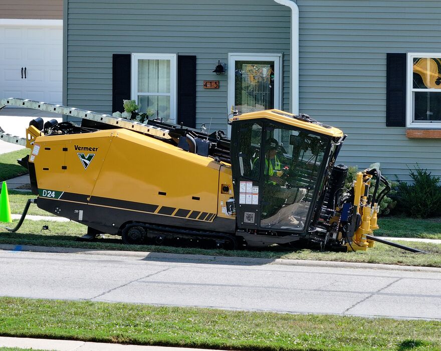 Vermeer D24 horizontal directional drill with cab